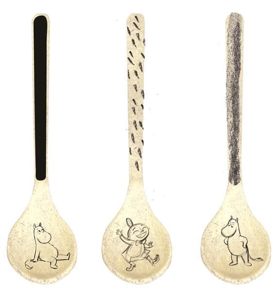 Barbo Toys - Moomin Bamboo Melamine Spoon set 21cm Trend