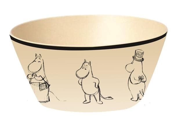 Barbo Toys - Moomin Bamboo Melamine Bowl 16cm
