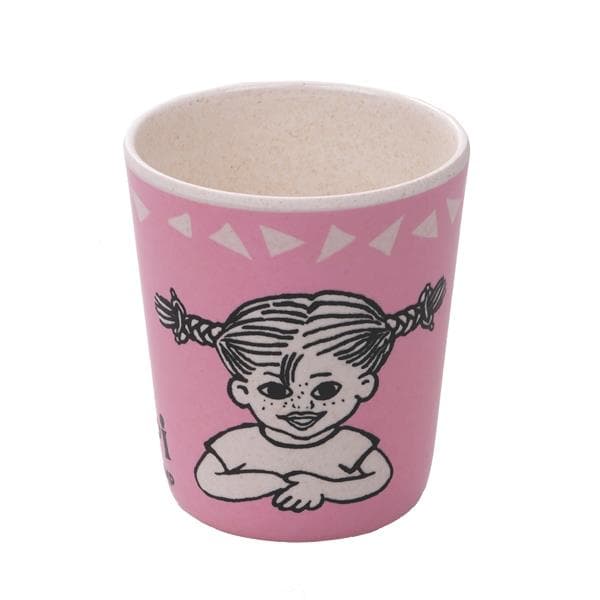Barbo Toys - Pippi Bamboo Melamine Tumbler 8x20cm Pink