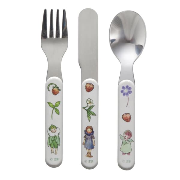 Bestikksett, Blomsterbarn, Elsa Beskow, Rätt Start