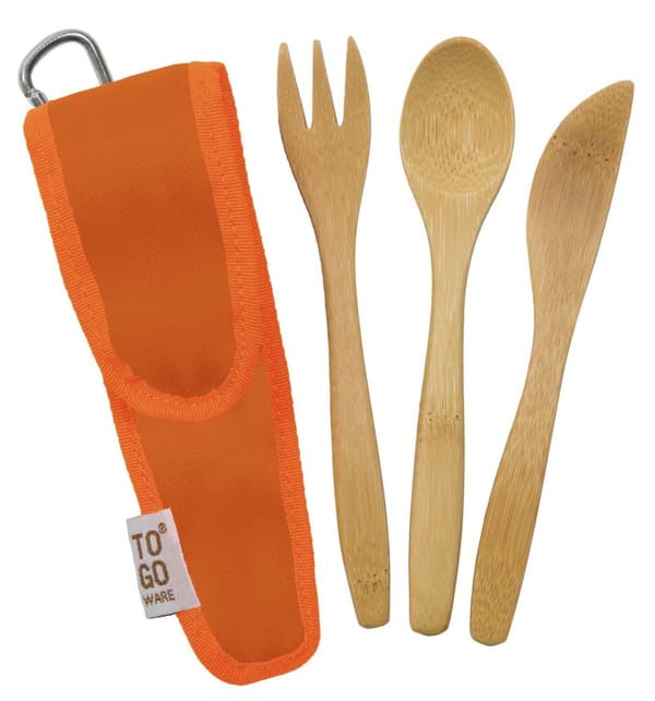 bestickset bambu barn, TO GO WARE KIDS CUTLERY SET BAMBU