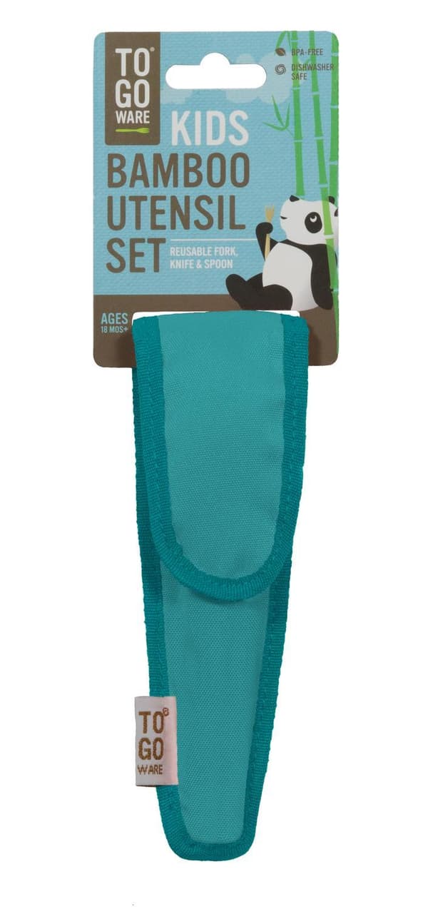 bestickset bambu barn, TO GO WARE KIDS CUTLERY SET BAMBU