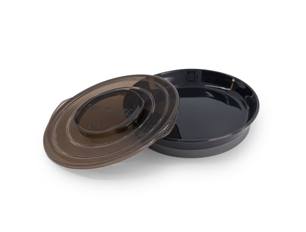 Twistshake Plate 6+m Black