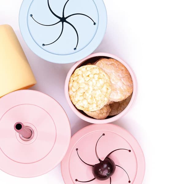 MinikOiOi Drick- och Snacksset Gul/Grå