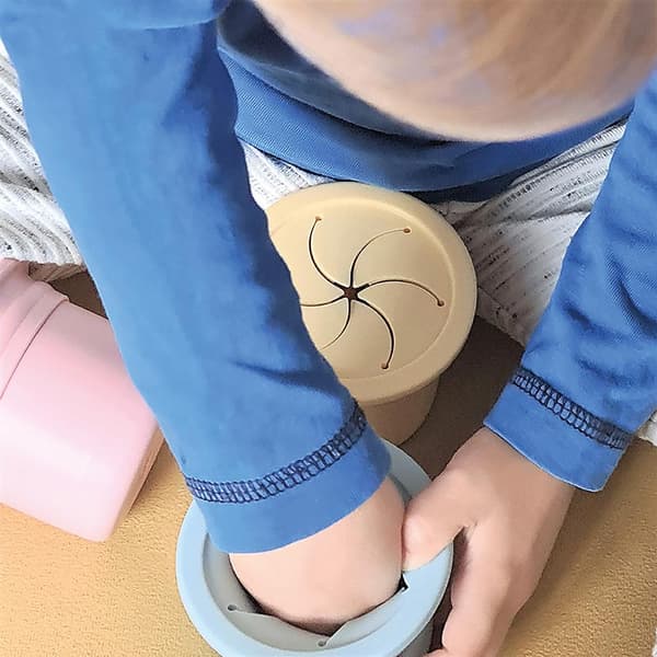 MinikOiOi Drick- och Snacksset Gul/Grå