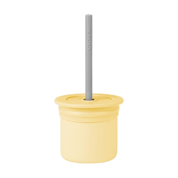 MinikOiOi Drick- och Snacksset Gul/Grå
