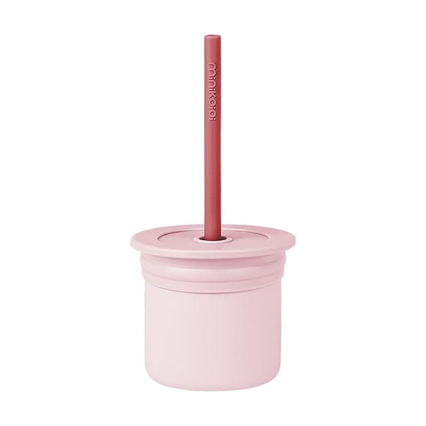 MinikOiOi Drick- och Snacksset Rosa/Rose
