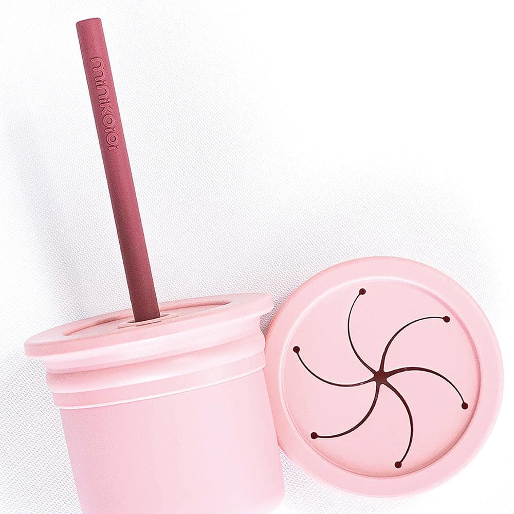 MinikOiOi Drick- och Snacksset Rosa/Rose