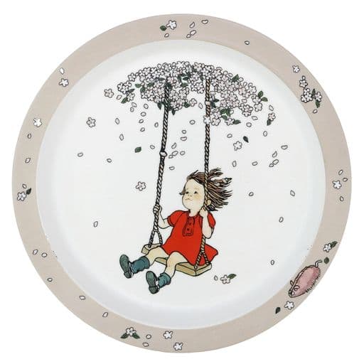 Flat tallrik med kant, Lotta på Bråkmakargatan