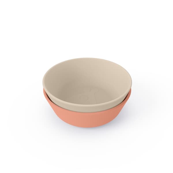 Done by Deer Kiddish bowl 2-pack Raffi Sand/Coral