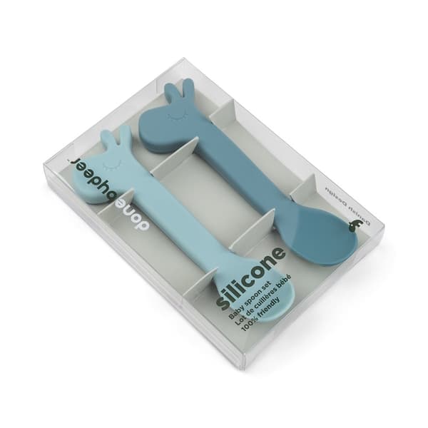 Silikonskedar 2-Pack Lalee Blue Done by Deer