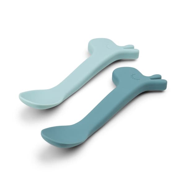 Silikonskedar 2-Pack Lalee Blue Done by Deer