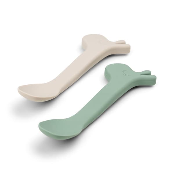 Silikonskedar 2-Pack Lalee Green Done by Deer