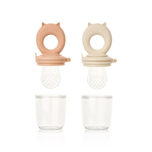 Miranda Cat Food Feeder 2-Pack Tuscany Rose / Apple Blossom Liewood
