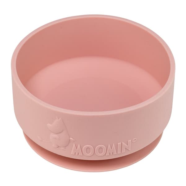 Mummi Silikonskål med Sugekopp Rosehip Pink Rätt Start