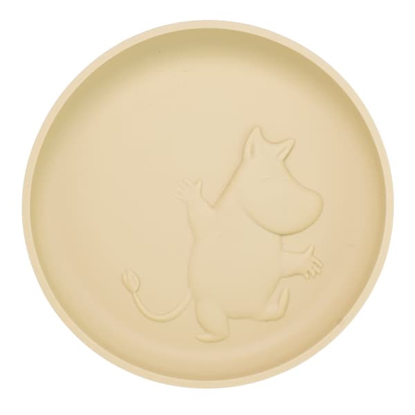 Mummi Silikontallerken med Sugekopp Latte Beige Rätt Start