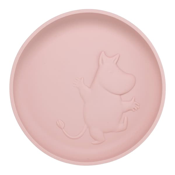 Mummi Silikontallerken med Sugekopp Rosehip Pink Rätt Start