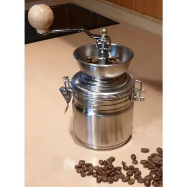 HI manuel kaffekværn rustfrit stål