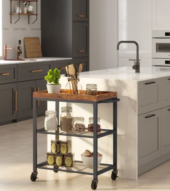 Segenn's tappningkökkylen vagn - Vagn - Vagnar Kitchen - Rustic Brown - Industrial Vagn - 60 x 40 x 75 cm