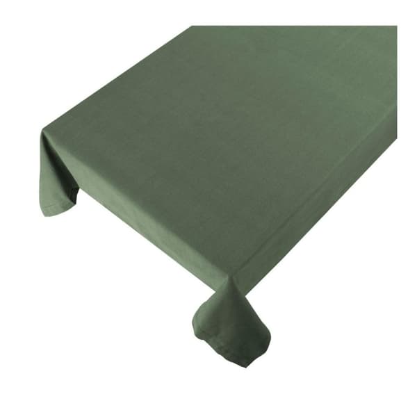 Linne & More Bordsduk Indi Army Green 140x250 cm Grön