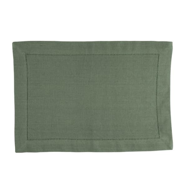 Linne & Fler bordstabletter 35x50 cm Indi Army Green 4 delar