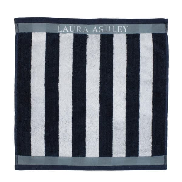 Laura Ashley Køkkenhåndklæde Midnight Stripe 50x50 cm Mørkeblå