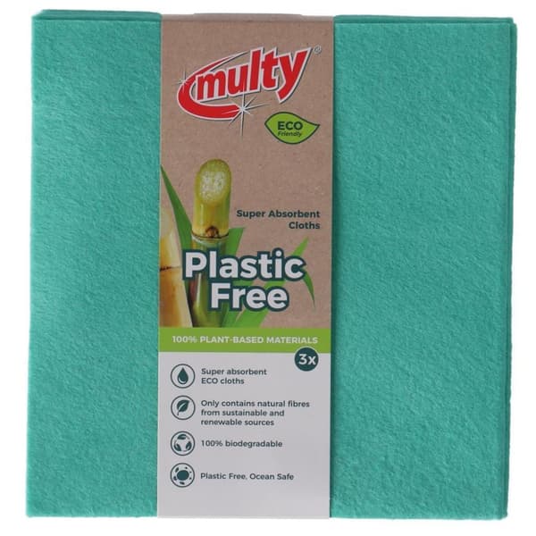 Multy ECO Viskos Disktrasor 38x40 cm 3 Styck Grön