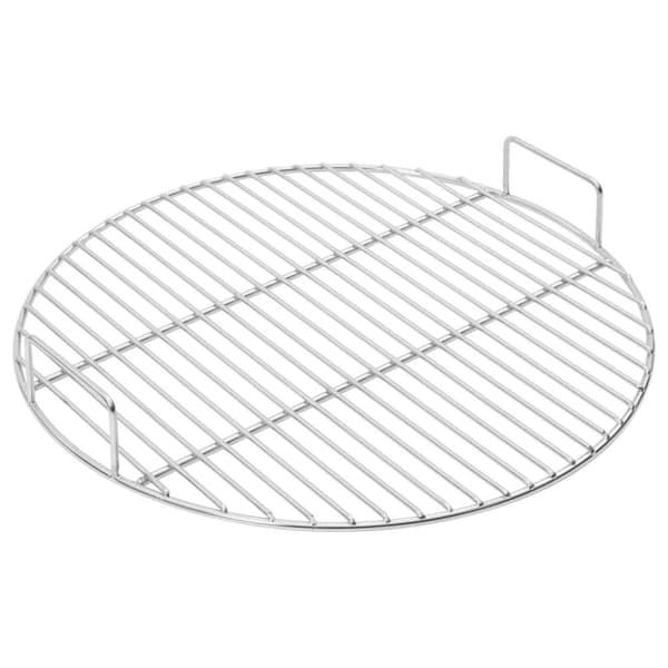 vidaXL Grillrist med håndtak rund Ø44,5 cm 304 rustfritt stål