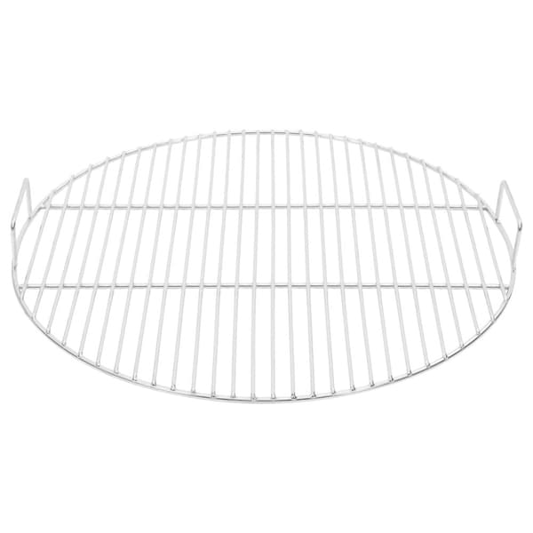 vidaXL grillrist Ø54 cm med håndtag rund 304 rustfrit stål