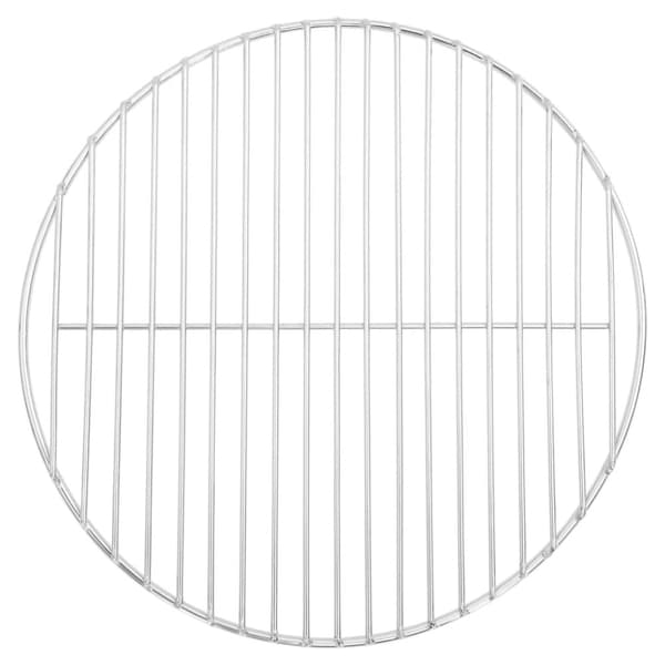 vidaXL Grillrist rund Ø37 cm 304 rustfritt stål