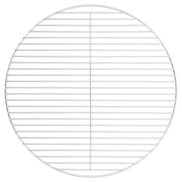 vidaXL Grillrist rund Ø50 cm 304 rustfritt stål