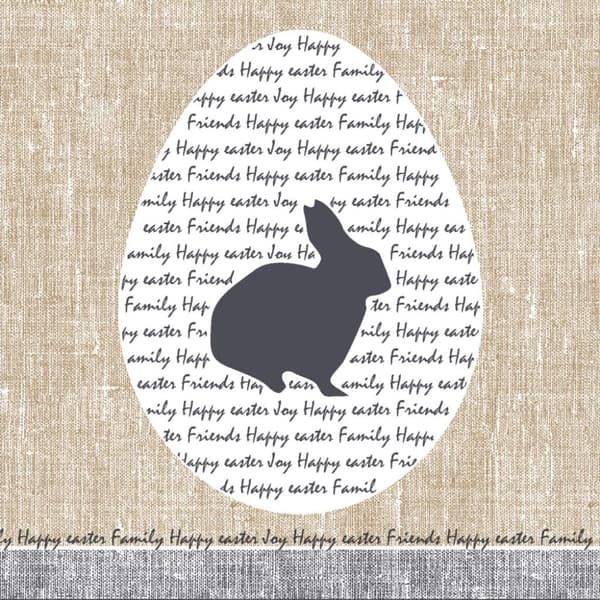 Duni Servietter Bunny 33x33cm