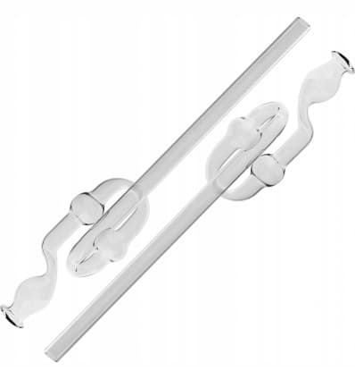 Viinin käymislasiputki 2 kpl 8,5 mm