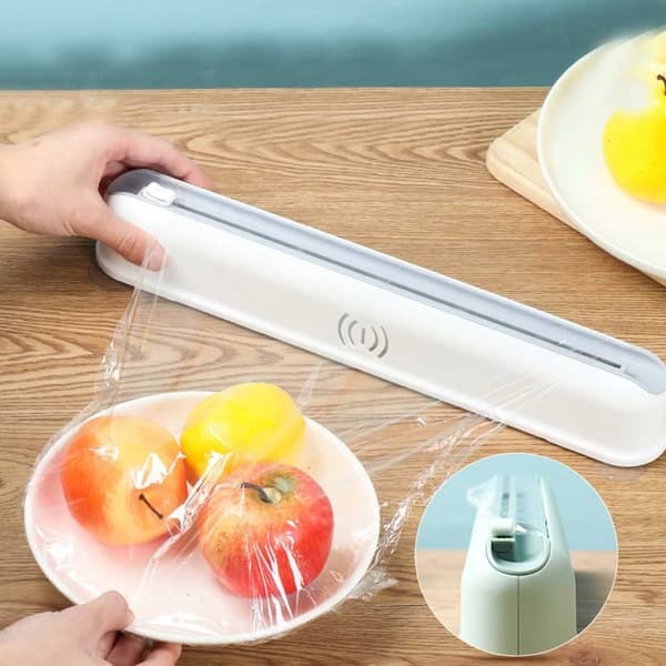 Plastfolie Aluminiumfolie Dispenser Skärare med Sugkoppar