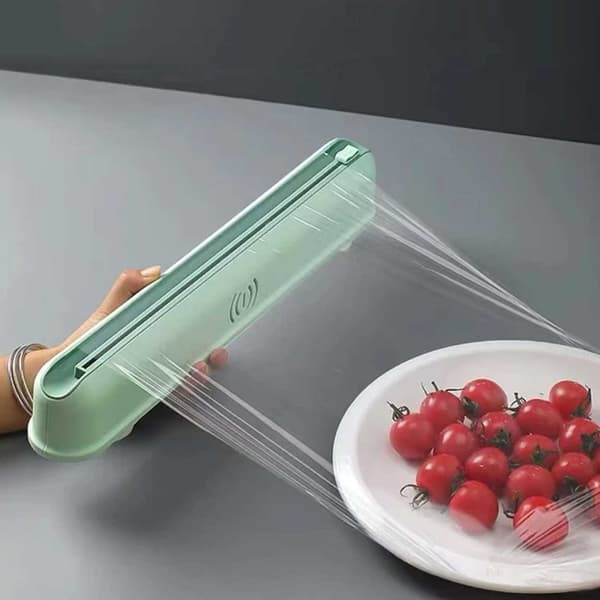 Plastfolie Aluminiumfolie Dispenser Skärare med Sugkoppar