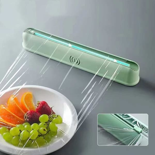 Plastfolie Aluminiumfolie Dispenser Skärare med Sugkoppar