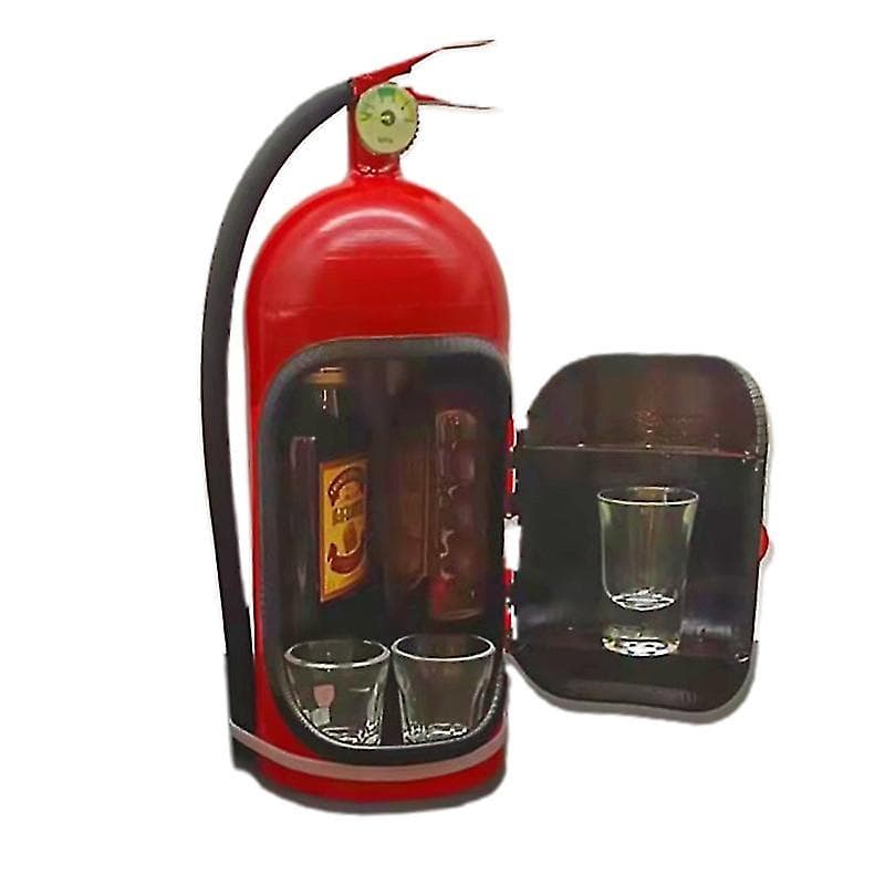 Fire Extinguisher Metal Mini Bar For Whiskey Lovers, Desktop Ornament Creative Gift