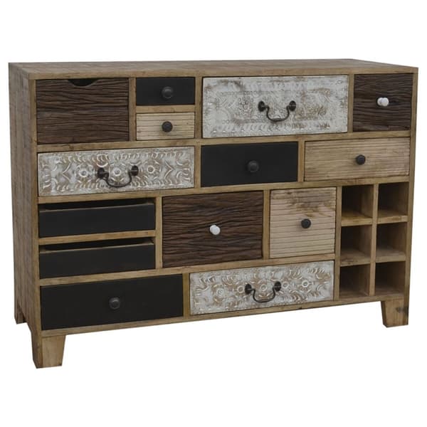 Kommode DKD Home Decor 114 x 39 x 80 cm Metal Kolonistil Mangotræ