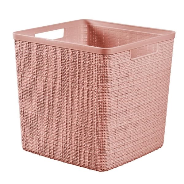 Curver Opbergmand Jute Look 17L Pink