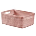 Miniatyrbild 1 av 5: Curver Opbergmand Jute Look 5L Rosa