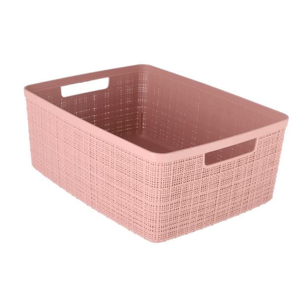 Curver Opbergmand Jute Look 12L Rosa