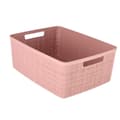 Miniatyrbild 3 av 5: Curver Opbergmand Jute Look 12L Rosa