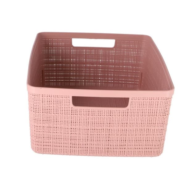 Curver Opbergmand Jute Look 12L Rosa