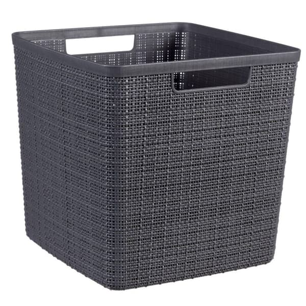 Curver Opbergmand Jute Look 17L Antraciet