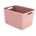 Miniatyrbillede 3 af 4: Curver Opbergmand Jute Look 20L Pink
