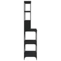 Miniatyrbilde 5 av 10: vidaXL Bakehylle 6 hyller svart 90x40x180 cm konstruert tre