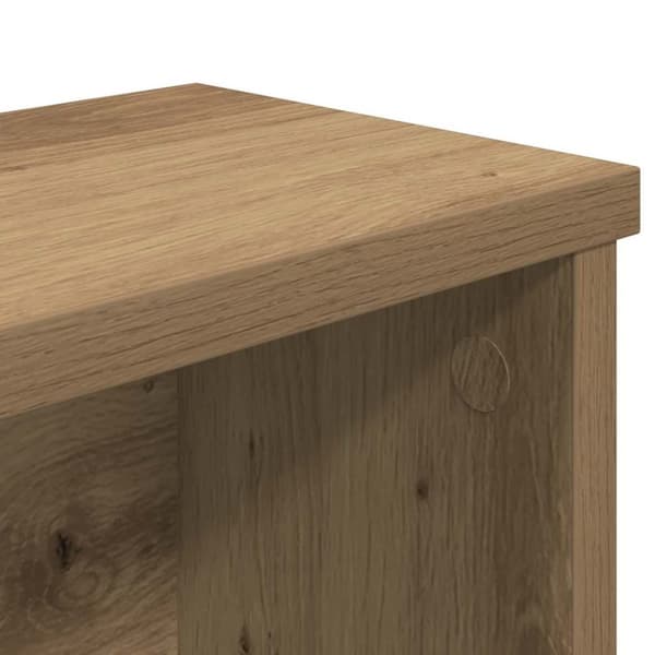 vidaXL Köksställ stapelbara artisan ek 60x15x16 cm konstruerat trä