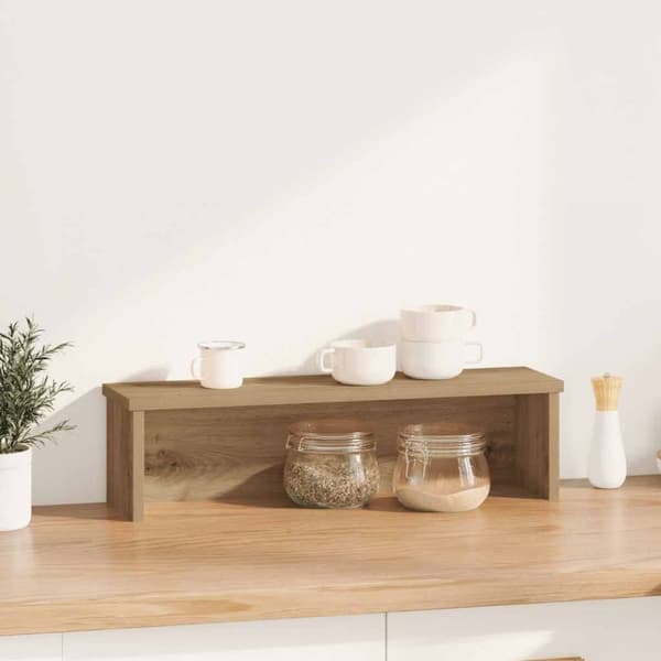 vidaXL Köksställ stapelbara artisan ek 60x15x16 cm konstruerat trä