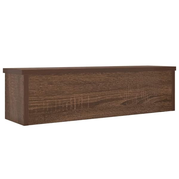 vidaXL køkkenreoler kan stables 2 stk. 50x15x16 cm brun egetræsfarve