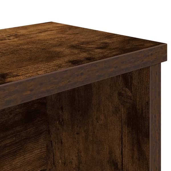 vidaXL køkkenreoler kan stables 2 stk. 50x15x16 cm røget egetræsfarve